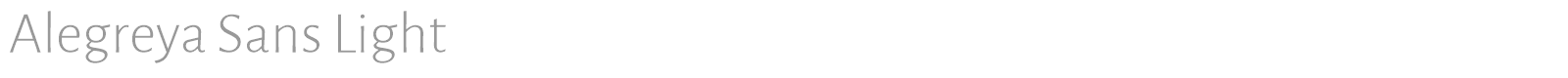Alegreya font preview